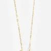 Johnny Was 3 Ring Necklace Sandalwood