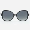 Sale Johnny Was Addison Sunglasses Solid Black