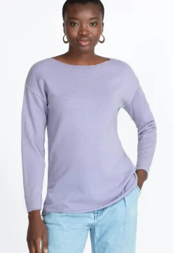 Sale Johnny Was Amber Stitched Pullover Lilac