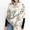 Hot Johnny Was Anahi Printed Scarf Ivory Dreamer