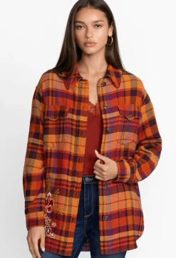 Sale Johnny Was Ananke Shirt Jacket Plaid