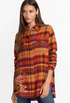 Sale Johnny Was Ananke Shirt Jacket Plaid