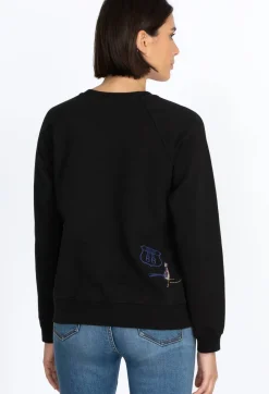 New Johnny Was Arizona Raglan Sweatshirt Black
