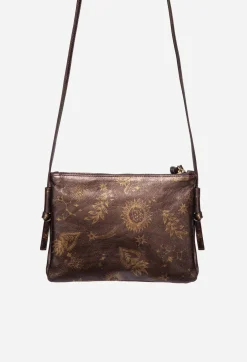Sale Johnny Was Asteria Italian Leather Crossbody Bag Barolo