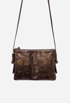 Sale Johnny Was Asteria Italian Leather Crossbody Bag Barolo