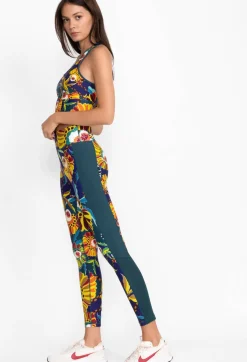 Best Johnny Was Bee Active Mesh Panel Active Legging Kimbra