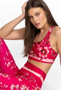 Sale Johnny Was Bee Active Reversible Sports Bra Misty Fall