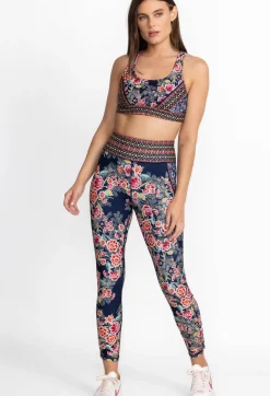 Sale Johnny Was Bee Active Reversible Sports Bra Misty Fall
