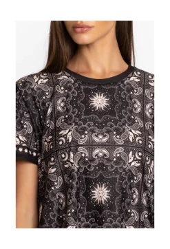 Johnny Was Bee Active Short Sleeve Step Hem Tee Runa