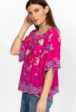 Best Johnny Was Bellona Blouse Orchid Lei