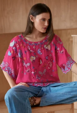 Best Johnny Was Bellona Blouse Orchid Lei