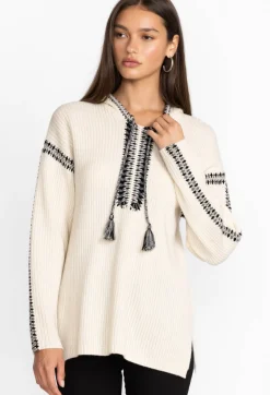 Sale Johnny Was Beltran Multi Color Whipstitch Baja Cream