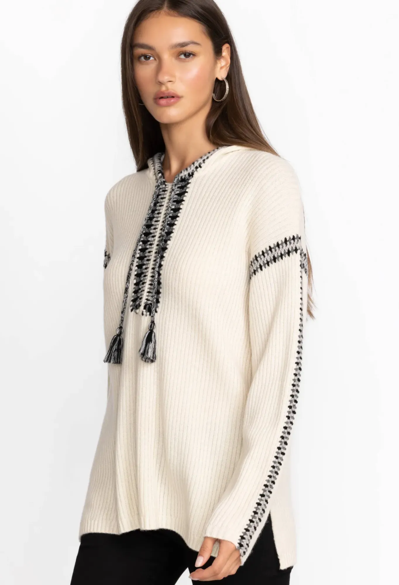 Sale Johnny Was Beltran Multi Color Whipstitch Baja Cream