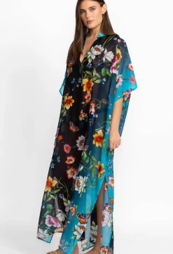 Sale Johnny Was Black Kaftan Ombre Garden