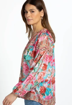Sale Johnny Was Blouse Rose Narcisa