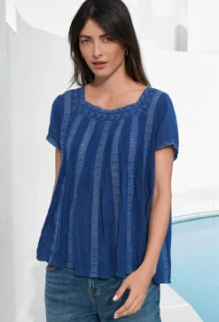 New Johnny Was Brigita Blouse Surf The Web