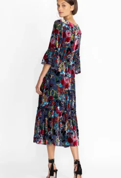 Sale Johnny Was Burnout Tanya Dress (Lined) Minto