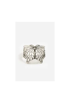 Hot Johnny Was Butterfly Cuff Bracelet Silver