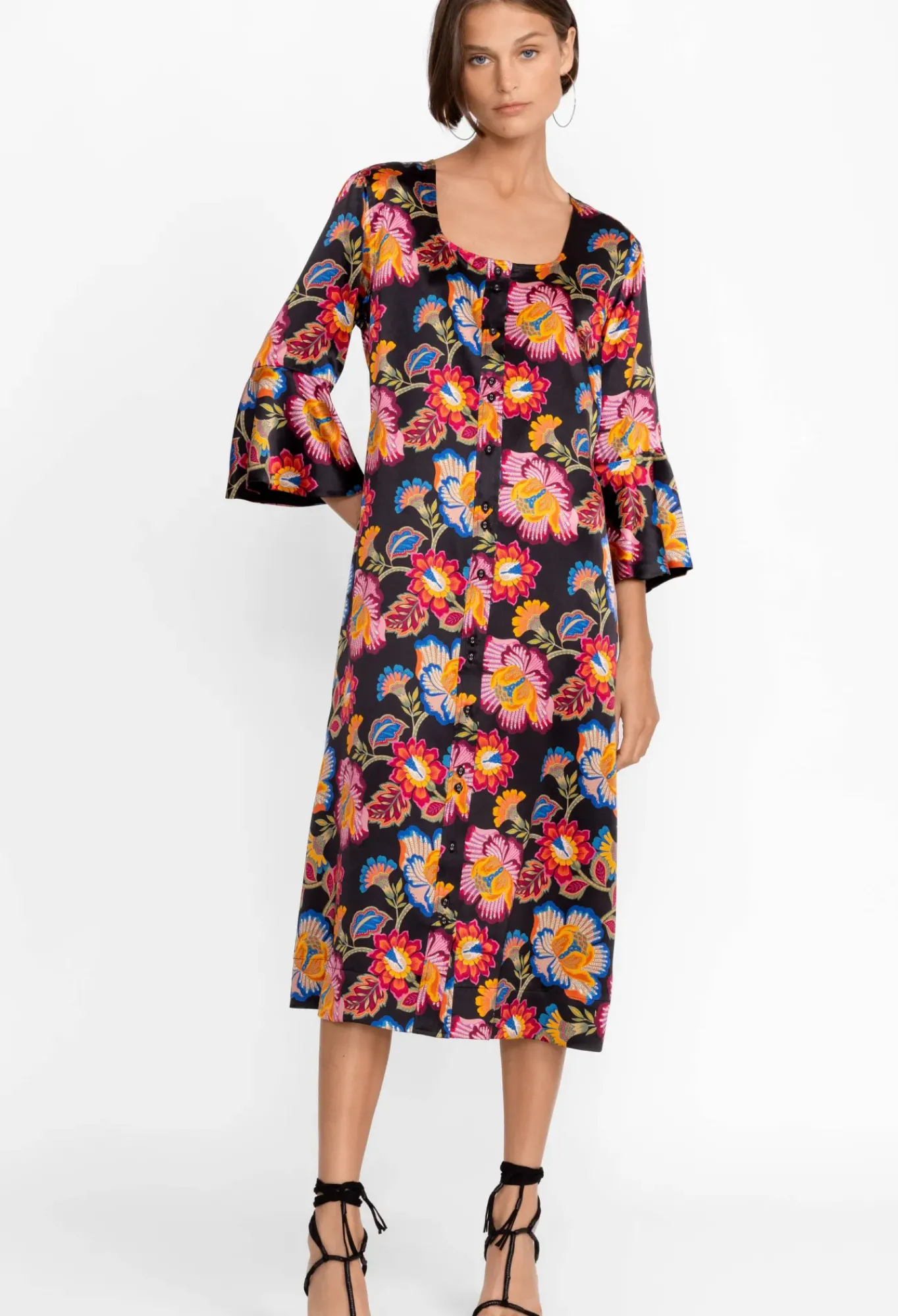 Discount Johnny Was Button Front Dress Sidonia