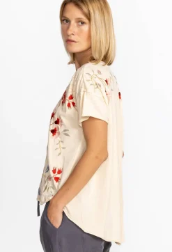 Online Johnny Was Clara Raw Detail Swing Tee Brie
