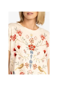 Online Johnny Was Clara Raw Detail Swing Tee Brie