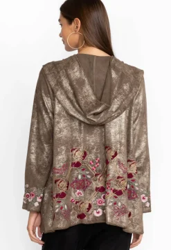 Discount Johnny Was Claudette Metallic Sweater Bronze Metallic