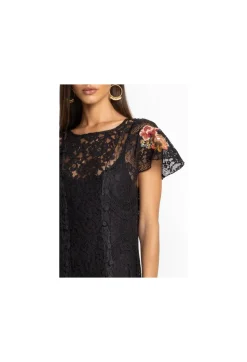 Hot Johnny Was Cloe Lace Dress Black