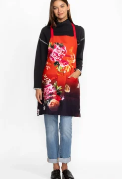 Best Johnny Was Coralie Apron Red