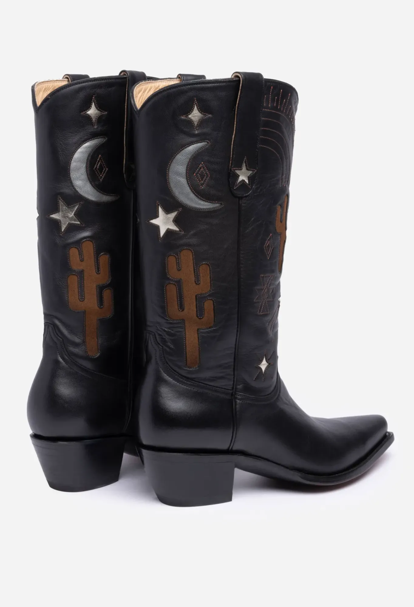 Online Johnny Was Desert Cowboy Boot Black