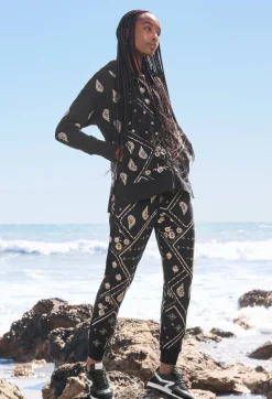 Online Johnny Was Devi Raw Seam Jogger Black
