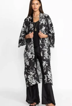 Online Johnny Was Dreamer Jules Kimono Reversible Charcoal Dreamer