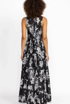 Clearance Johnny Was Dreamer Silk Bias Dress Charcoal Dreamer