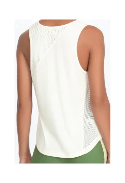 Outlet Johnny Was Effect Mesh Contrast Tank Tofu