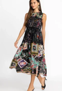 New Johnny Was Elderberry Dress Multi