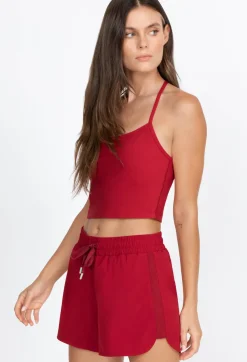 Outlet Johnny Was Elements Waist Shorts Rio Red