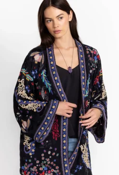 Clearance Johnny Was Elletra Kimono Reversible Black