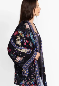 Clearance Johnny Was Elletra Kimono Reversible Black