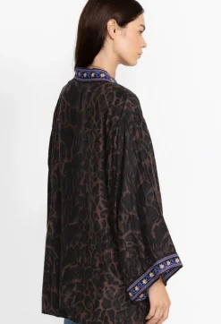 Clearance Johnny Was Elletra Kimono Reversible Black
