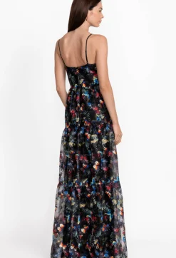 Hot Johnny Was Embroidered Maxi Dress Papillon