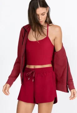 Clearance Johnny Was Endurance Cross Back Cami Rio Red