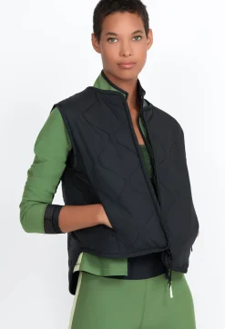 Clearance Johnny Was Endurance Mesh Zip Jacket Bronze Green