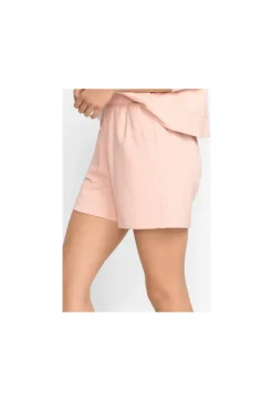 Online Johnny Was Fleece Pull On Short Rose Smoke