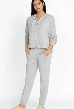 Best Johnny Was Forward Side Seam Jogger Heather Grey
