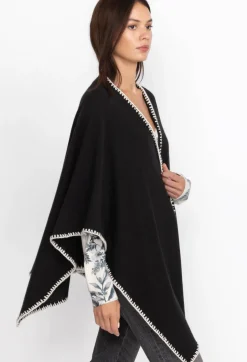 New Johnny Was Gwen Whipstitch Wrap Black