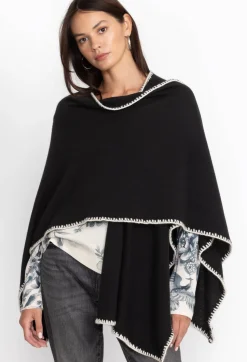New Johnny Was Gwen Whipstitch Wrap Black