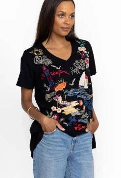 Best Johnny Was Hamptons Everyday Tee Black