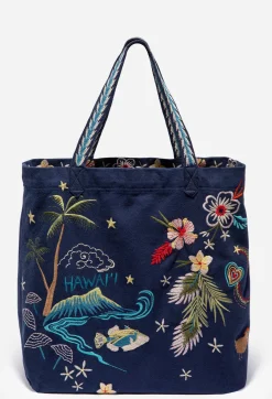 Sale Johnny Was Hawaii Everyday Tote Navy