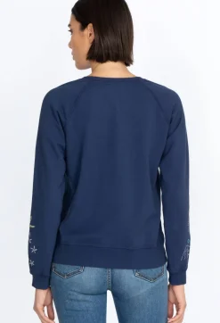 Hot Johnny Was Hawaii Raglan Sweatshirt Navy