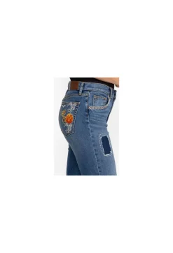 Sale Johnny Was Heron Cropped Baby Boot Jean Vintage Aged Wash