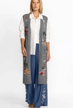 New Johnny Was Heron Vest Gray